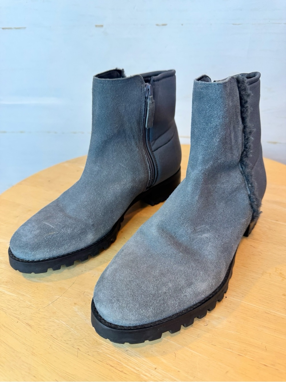 Talbots | Gray Combo Bootie, 8.5 - Picture 3 of 12
